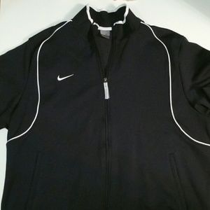 VINTAGE NIKE SWOOSH FULL ZIP SWEATER